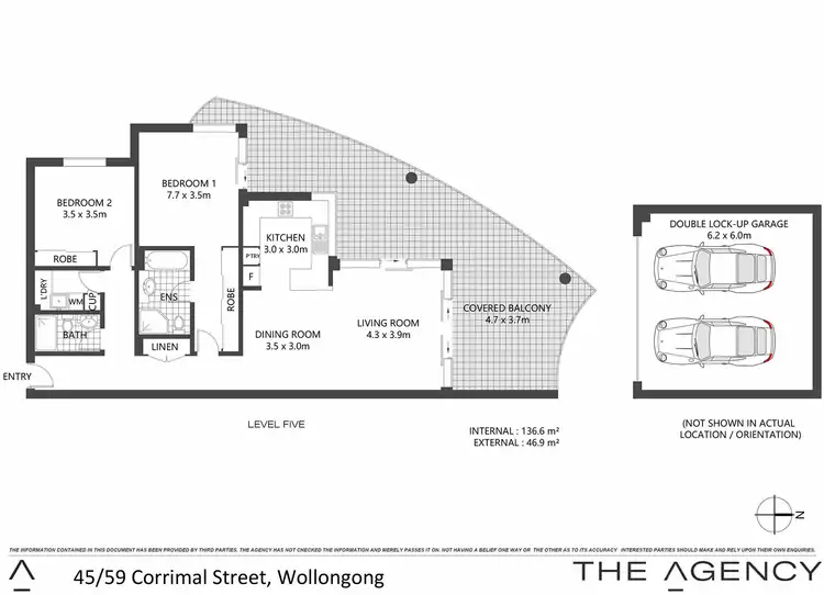 Floorplan of Homely apartment listing, 45/59 Corrimal Street, Wollongong NSW 2500