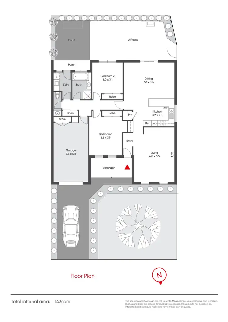 Floorplan of Homely townhouse listing, 1/6 Colin Street, Warragul VIC 3820