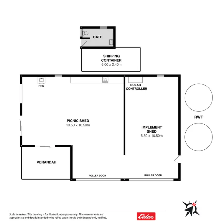 Floorplan of Homely rural property listing, 618 Bollaparudda Road, Tunkalilla SA 5203