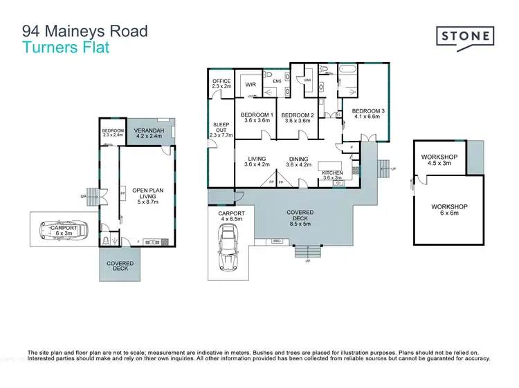 Floorplan of Homely rural property listing, 94 Maineys Road, Turners Flat NSW 2440
