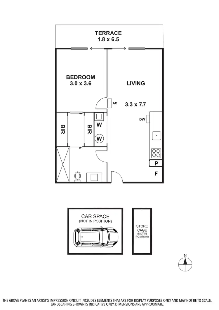 Floorplan of Homely apartment listing, 810/8 Breavington Way, Northcote VIC 3070