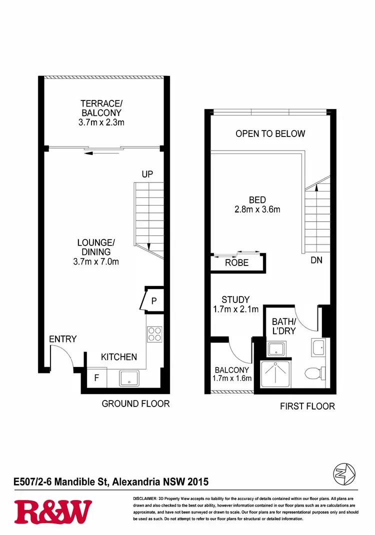 Floorplan of Homely apartment listing, E507/2-6 Mandible Street, Alexandria NSW 2015