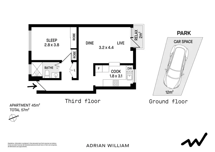 Floorplan of Homely apartment listing, 7/258 Johnston Street, Annandale NSW 2038