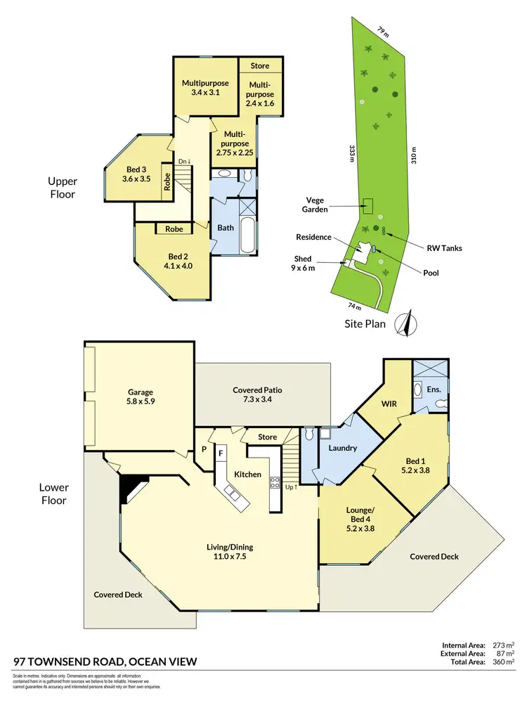 Floorplan of Homely house listing, 97 Townsend Road, Ocean View QLD 4521