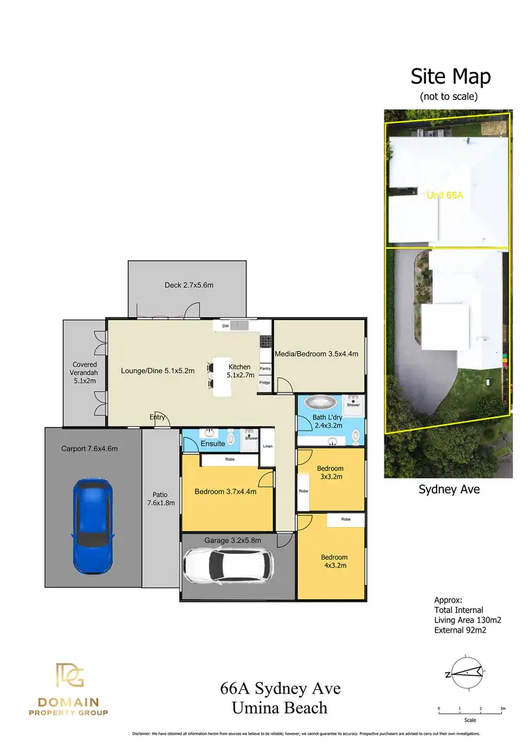 Floorplan of Homely villa listing, 66A Sydney Avenue, Umina Beach NSW 2257