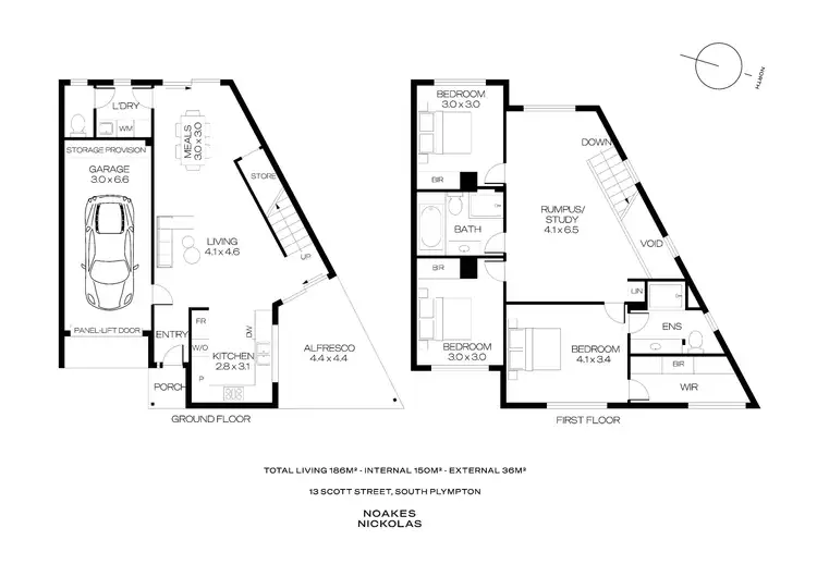 Floorplan of Homely house listing, 13 Scott Street, South Plympton SA 5038