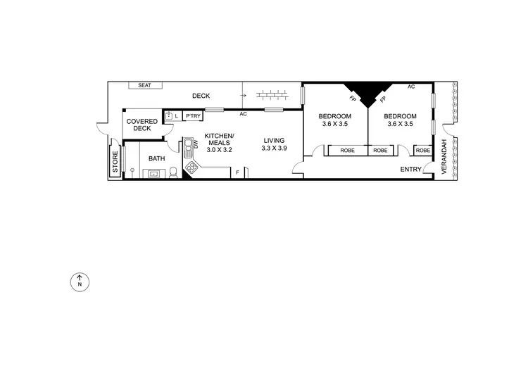 Floorplan of Homely house listing, 76 Stawell Street, Richmond VIC 3121