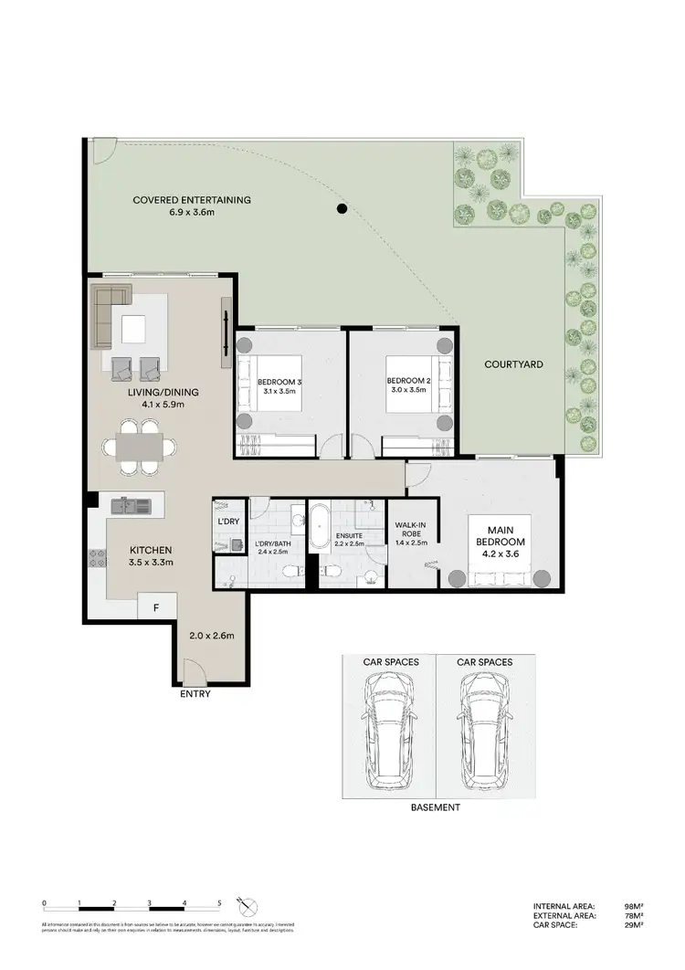 Floorplan of Homely apartment listing, 12/80 John Whiteway Drive, Gosford NSW 2250
