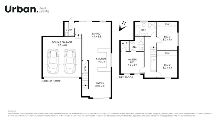 Floorplan of Homely townhouse listing, 2 Benandarah Way, Tullimbar NSW 2527