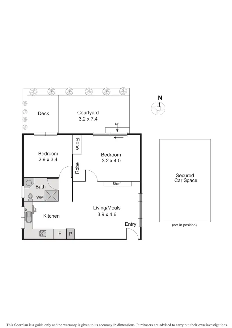 Floorplan of Homely apartment listing, 1/94 Glen Huntly Road, Elwood VIC 3184