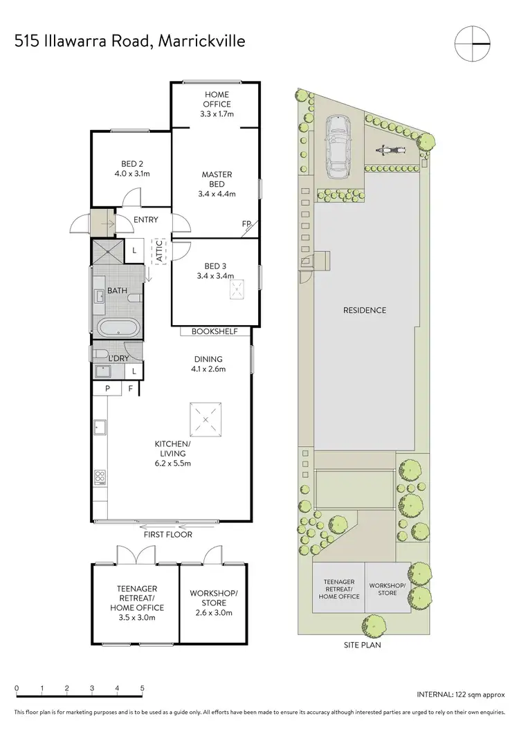 Floorplan of Homely house listing, 515 Illawarra Road, Marrickville NSW 2204