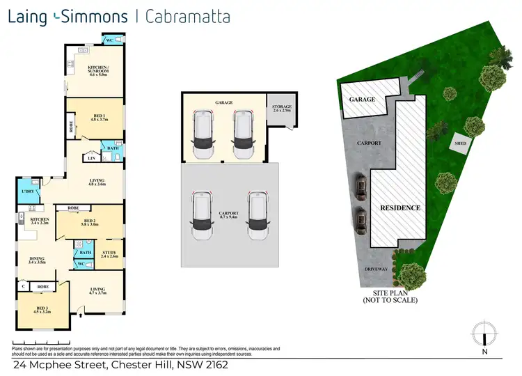 Floorplan of Homely house listing, 24 McPhee Street, Chester Hill NSW 2162