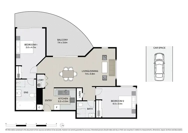 Floorplan of Homely apartment listing, 84/13 Hassall Street, Parramatta NSW 2150