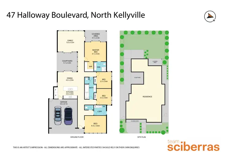 Floorplan of Homely house listing, 47 Halloway Boulevard, North Kellyville NSW 2155