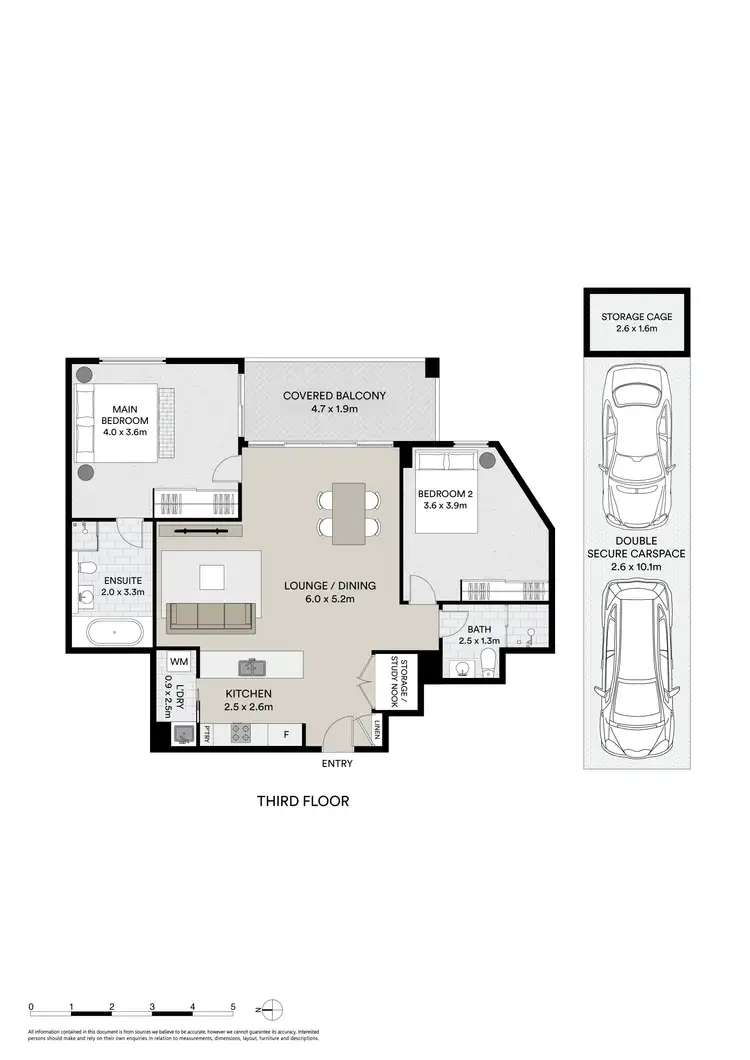 Floorplan of Homely apartment listing, 343/79-91 Macpherson Street, Warriewood NSW 2102