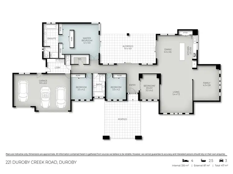 Floorplan of Homely rural property listing, 221 Duroby Creek Road, Duroby NSW 2486