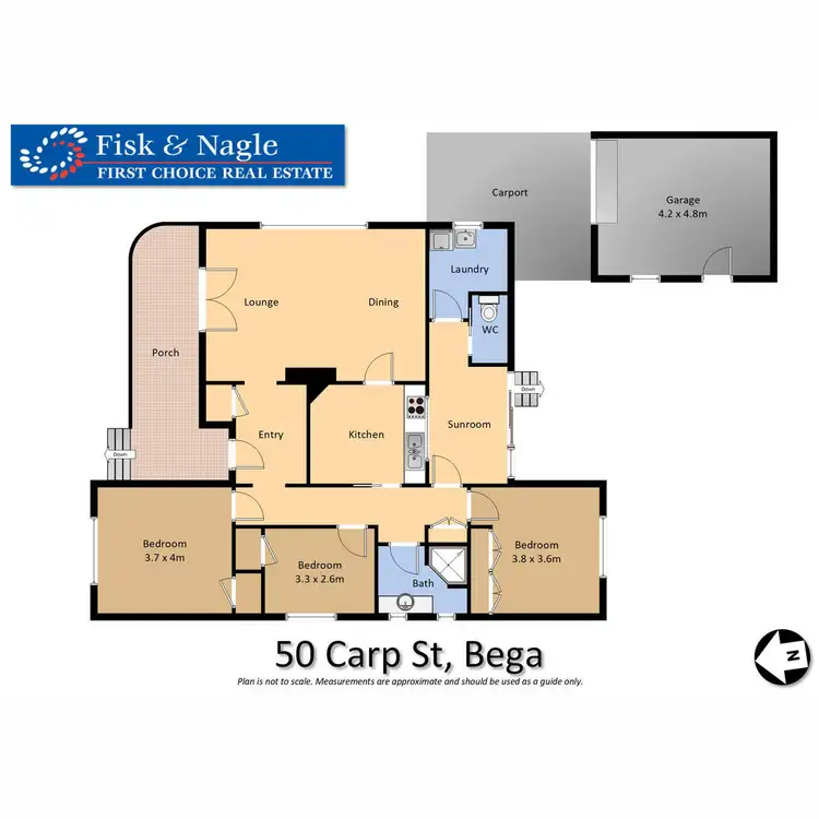 Floorplan of Homely house listing, 50 Carp Street, Bega NSW 2550