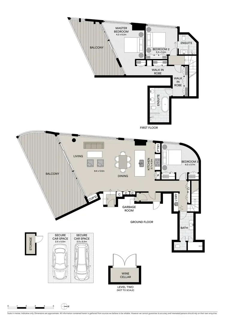 Floorplan of Homely apartment listing, 2401/160 King Street, Sydney NSW 2000