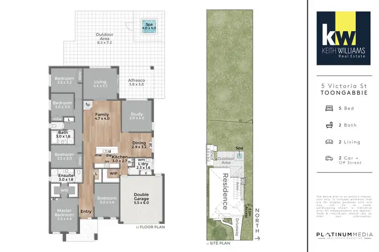 Floorplan of Homely house listing, 5 Victoria Street, Toongabbie VIC 3856