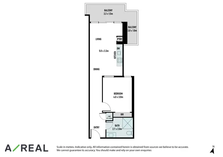 Floorplan of Homely apartment listing, 217/360 Lygon Street, Brunswick VIC 3056