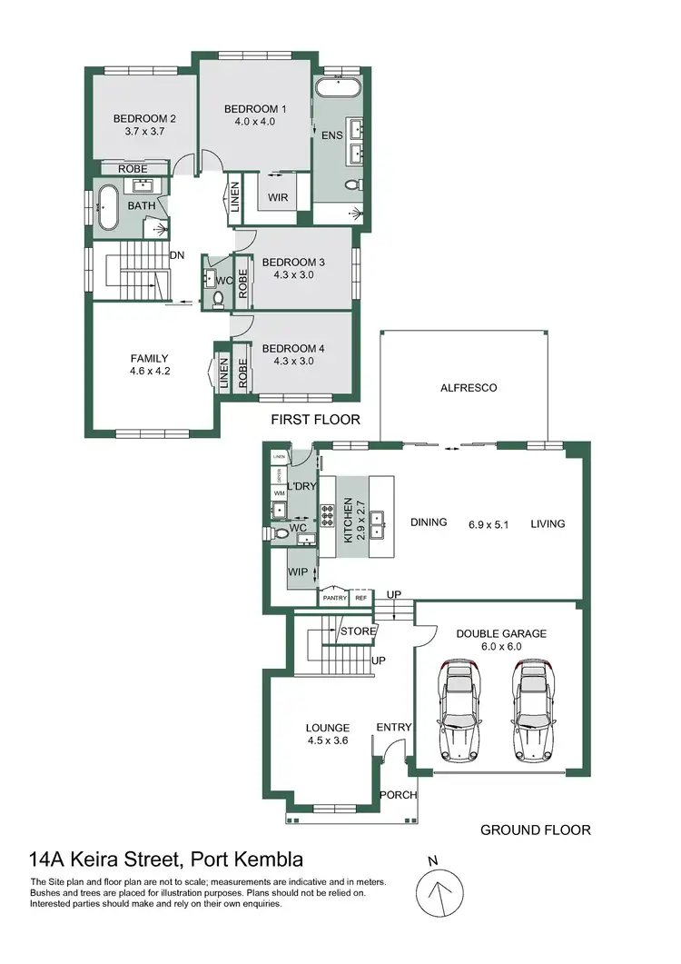 Floorplan of Homely house listing, 14A Keira Street, Port Kembla NSW 2505