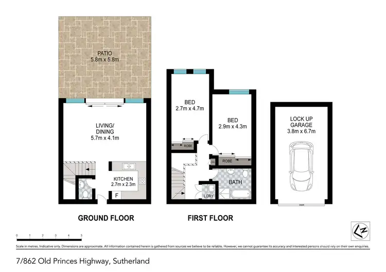 Floorplan of Homely apartment listing, 7/862-868 Old Princes Highway, Sutherland NSW 2232