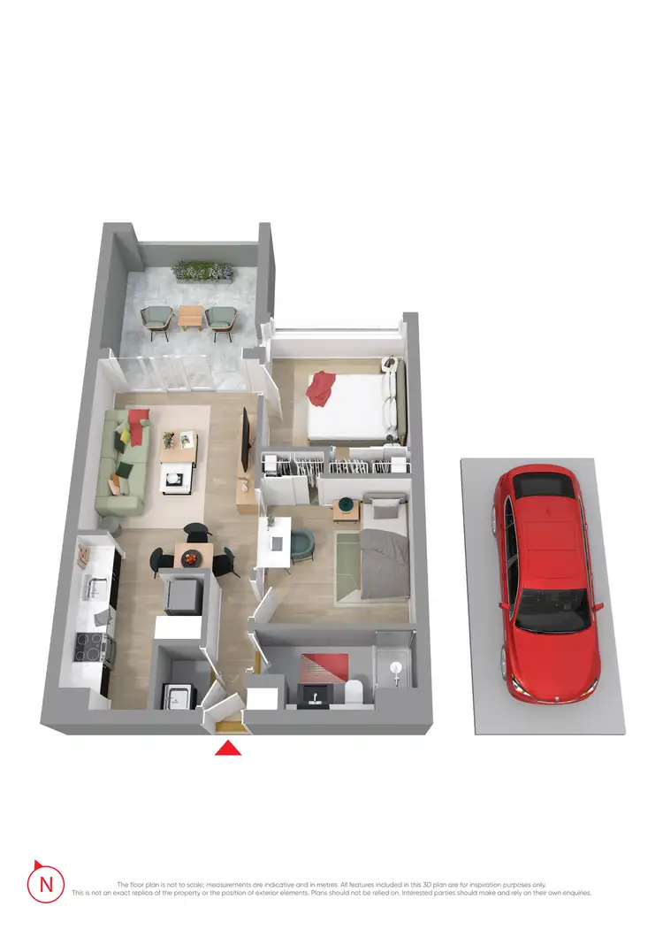 Floorplan of Homely apartment listing, 415/408 Victoria Road, Gladesville NSW 2111
