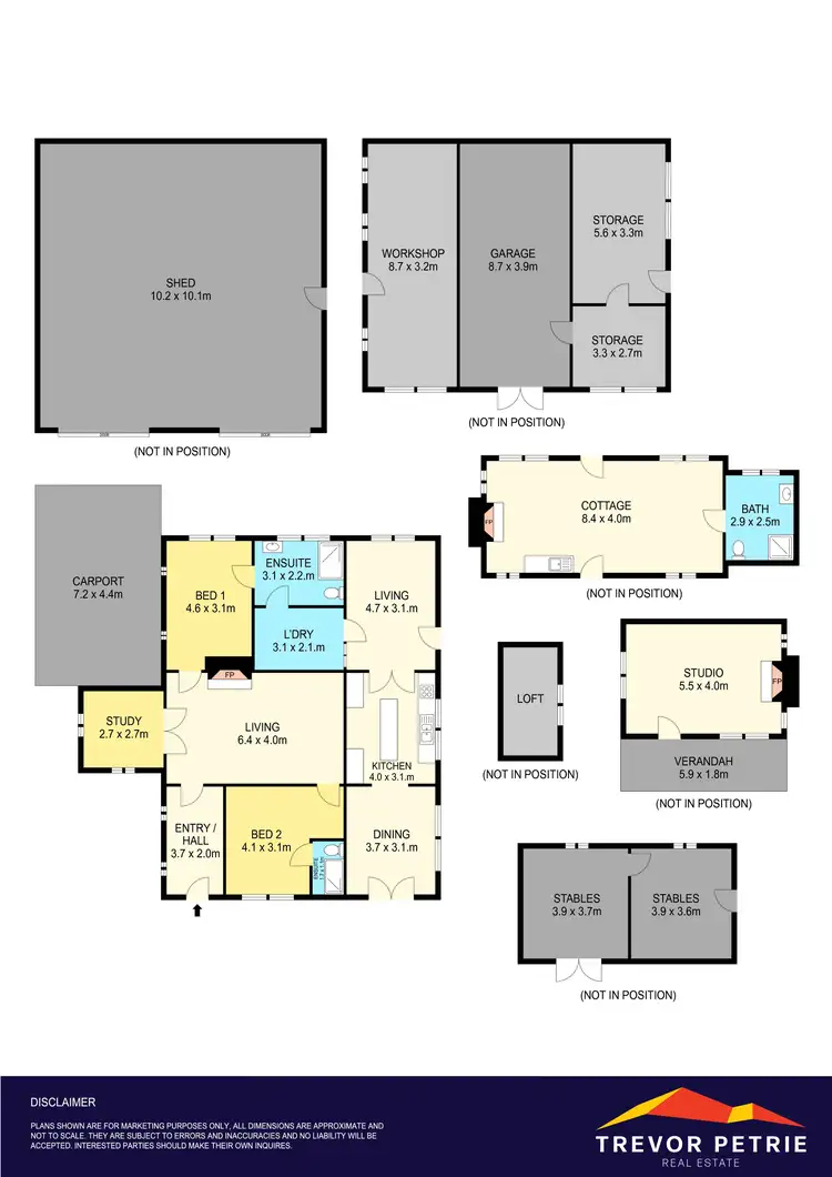 Floorplan of Homely house listing, 376 Majorca Road, Golden Point VIC 3465