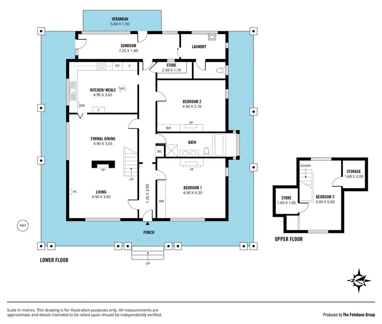 Floorplan of Homely house listing, 1 Saint Matthews Street, Willunga SA 5172