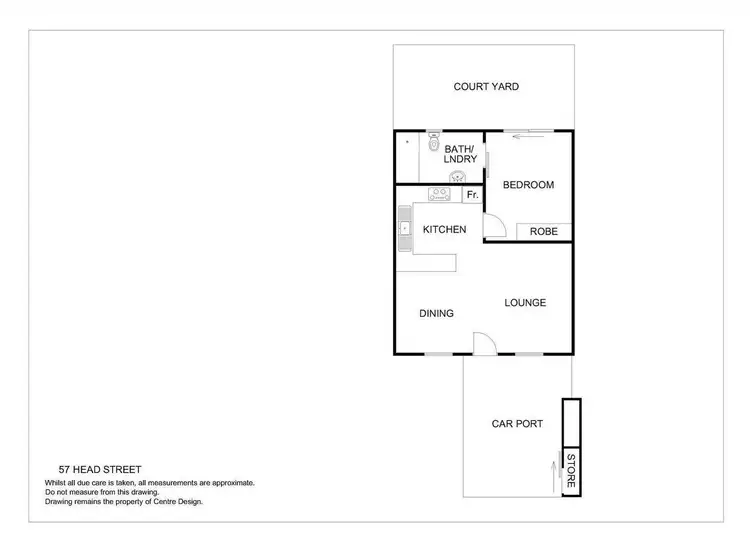 Floorplan of Homely unit listing, 13/57 Head Street, Braitling NT 870