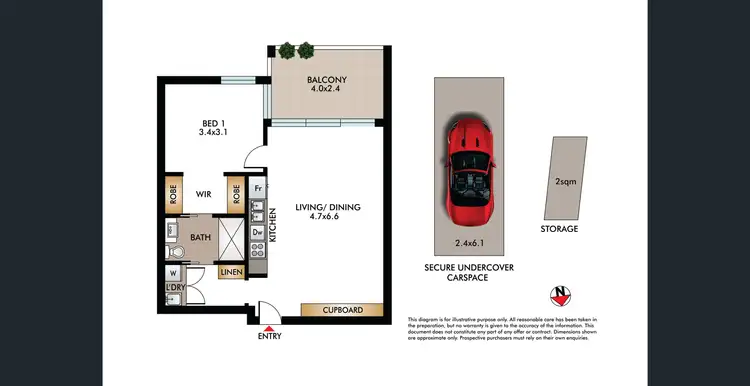 Floorplan of Homely apartment listing, 908/109 Oxford Street, Bondi Junction NSW 2022