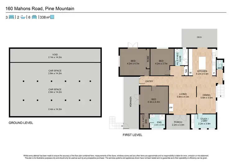 Floorplan of Homely house listing, 160 Mahons Road, Pine Mountain QLD 4306