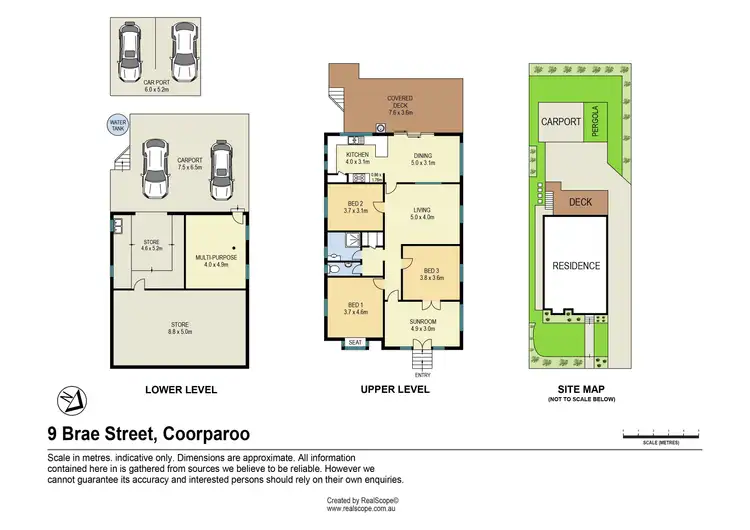 Floorplan of Homely house listing, 9 Brae Street, Coorparoo QLD 4151