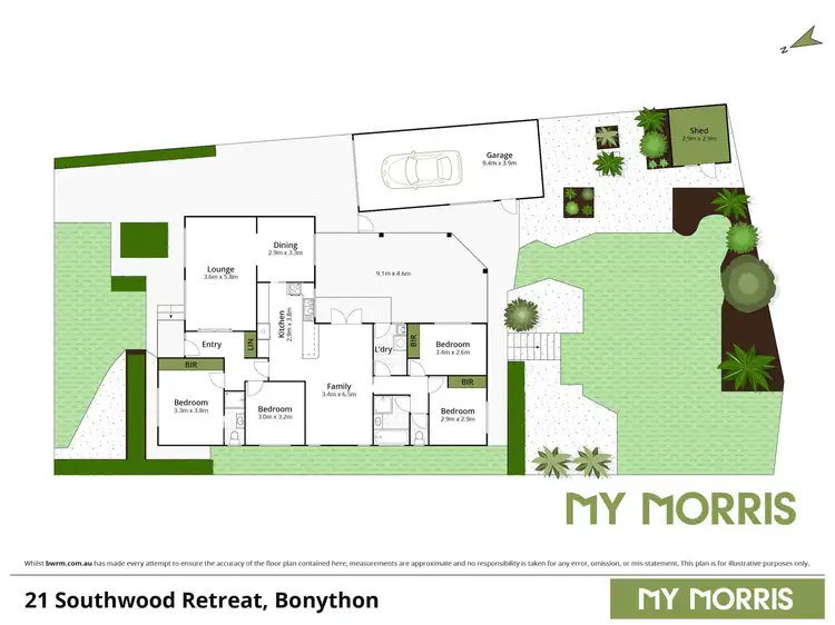 Floorplan of Homely house listing, 21 Southwood Retreat, Bonython ACT 2905