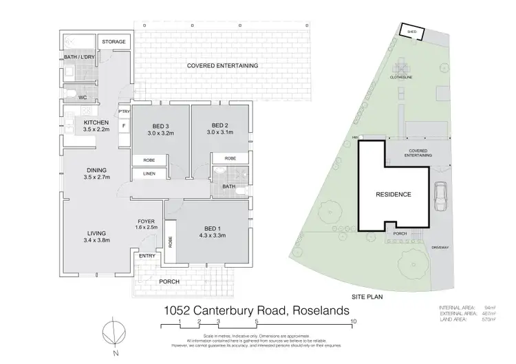Floorplan of Homely house listing, 1052 Canterbury Road, Roselands NSW 2196