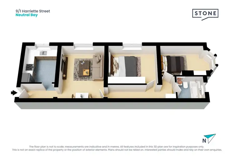 Floorplan of Homely apartment listing, 9/1 Harriette Street, Neutral Bay NSW 2089