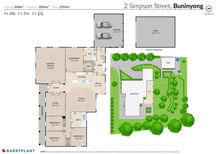 Floorplan of Homely house listing, 2 Simpson Street, Buninyong VIC 3357