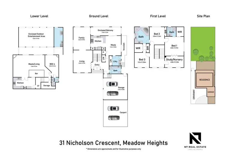 Floorplan of Homely house listing, 31 Nicholson Crescent, Meadow Heights VIC 3048