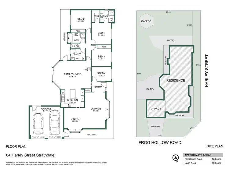 Floorplan of Homely house listing, 64 Harley Street, Strathdale VIC 3550