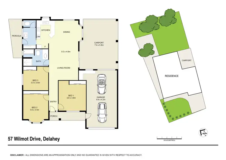 Floorplan of Homely house listing, 57 Wilmot Drive, Delahey VIC 3037