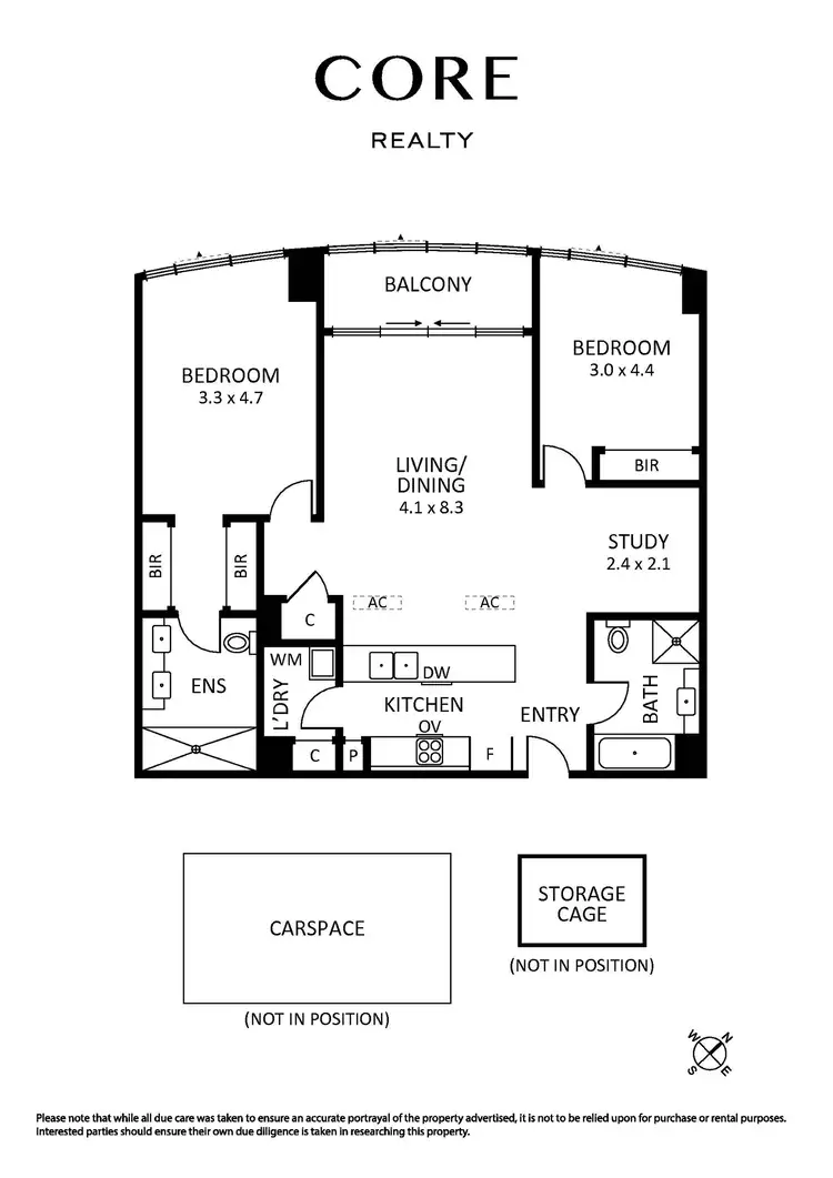 Floorplan of Homely apartment listing, 3802/100 Harbour Esplanade, Docklands VIC 3008