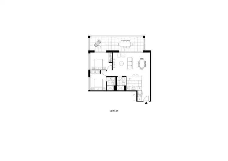Floorplan of Homely apartment listing, 101/65 Stables Circuit, Doncaster VIC 3108