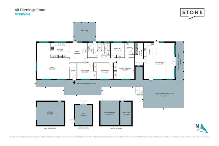 Floorplan of Homely house listing, 49 Flemings Road, Grenville VIC 3352