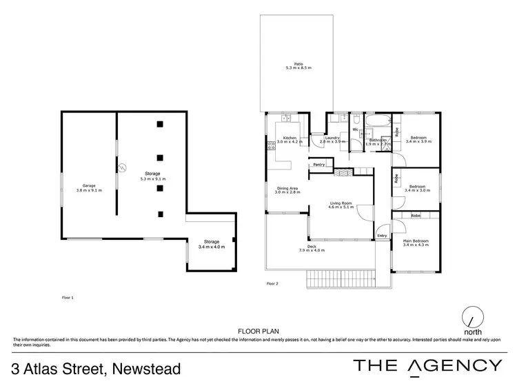 Floorplan of Homely house listing, 3 Atlas Street, Newstead TAS 7250