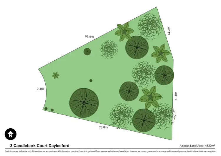 Floorplan of Homely land listing, 3 Candlebark Court, Daylesford VIC 3460