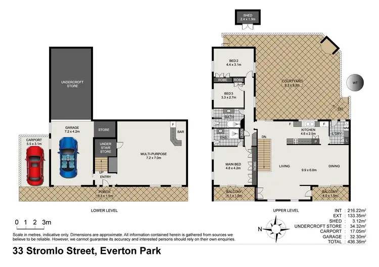 Floorplan of Homely house listing, 33 Stromlo Street, Everton Park QLD 4053