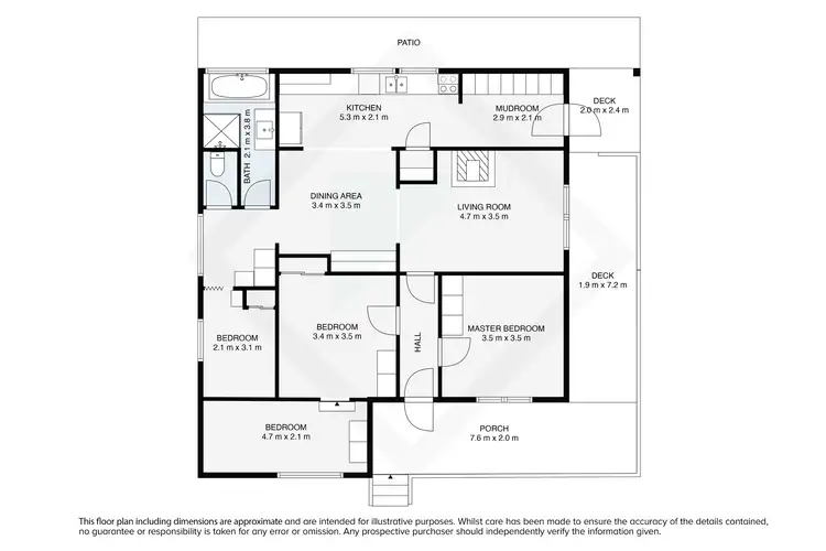 Floorplan of Homely rural property listing, 1374 Kiewa Valley Highway, Kiewa VIC 3691