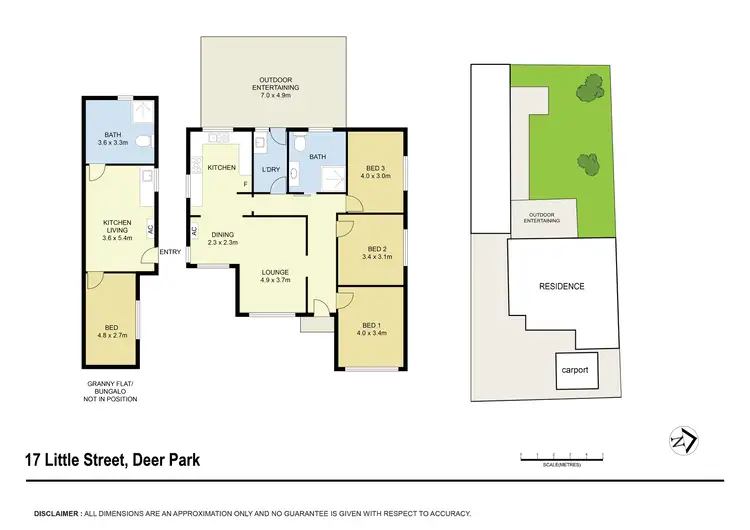 Floorplan of Homely house listing, 17 Little Street, Deer Park VIC 3023
