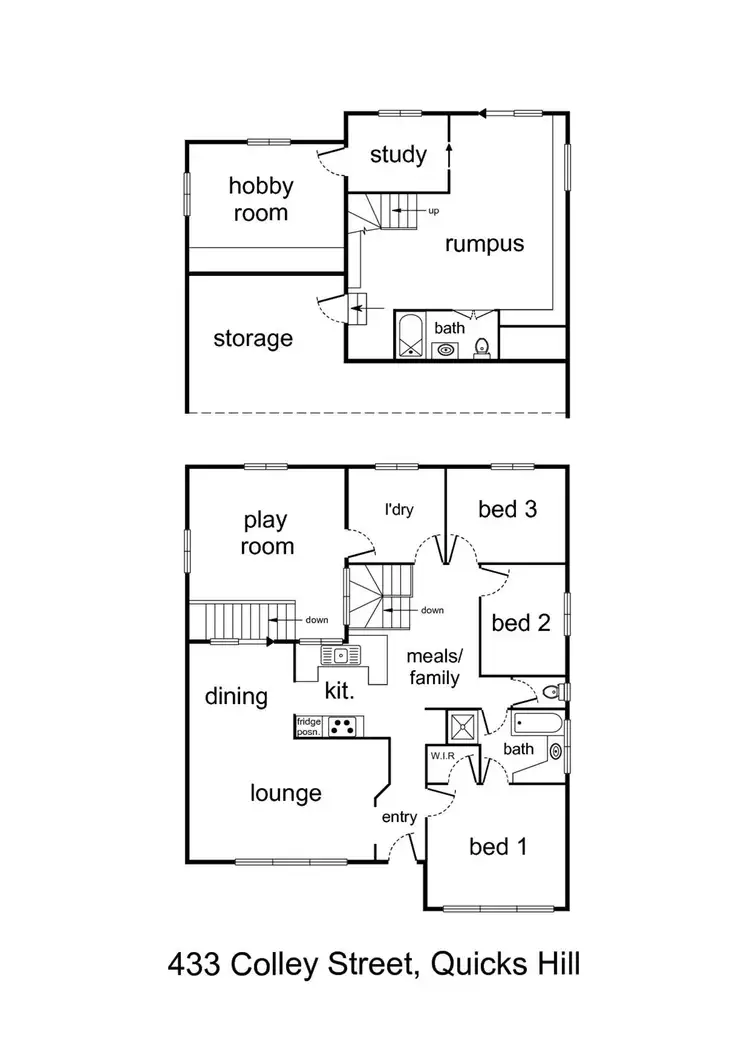 Floorplan of Homely house listing, 433 Colley Street, Lavington NSW 2641
