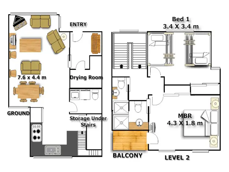 Floorplan of Homely apartment listing, 3 Sun Apt, Mount Hotham VIC 3741